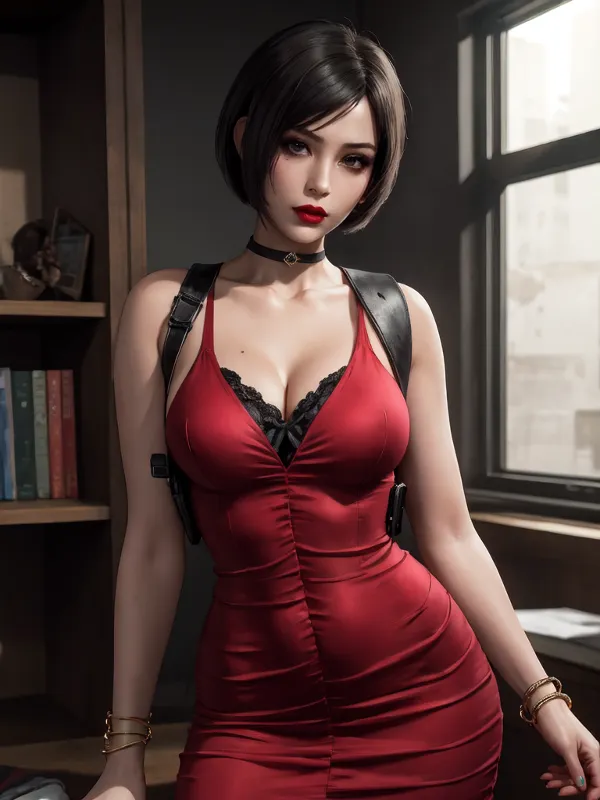 Ada Wong in una scena erotica da un gioco porno asiatico